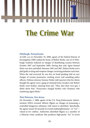 Crime fighting and crime prevention