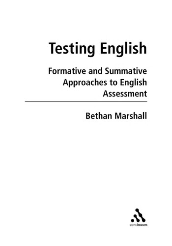 Testing English