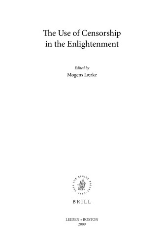 The use of censorship in the Enlightenment