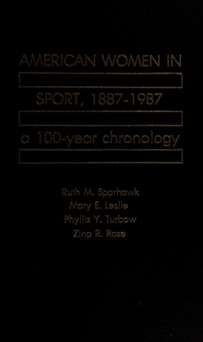 American women in sport, 1887-1987