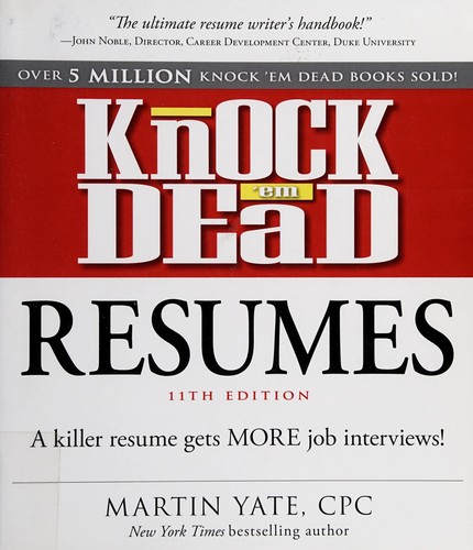 Knock 'em dead resumes