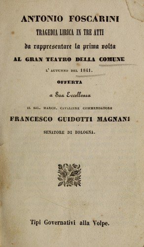 Antonio Foscarini