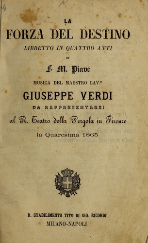 La forza del destino