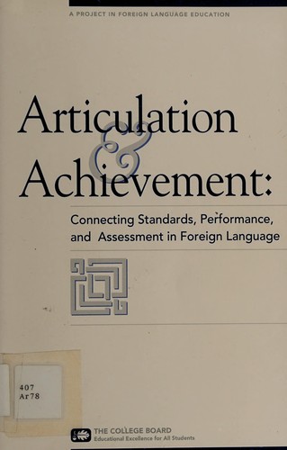 Articulation & achievement