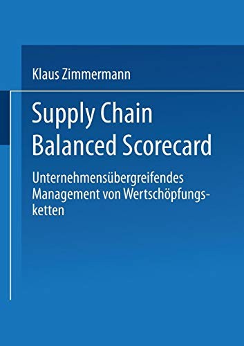 Supply Chain Balanced Scorecard
