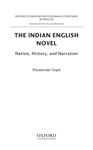 The Indian English novel
