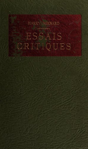 Essais critiques