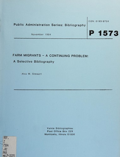 Farm migrants, a continuing problem
