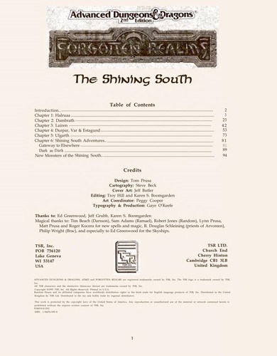 The Shining South