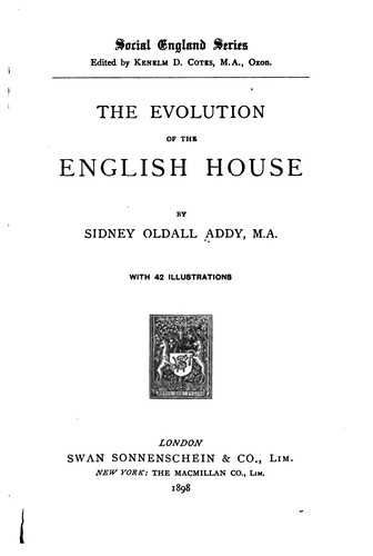 The evolution of the English house
