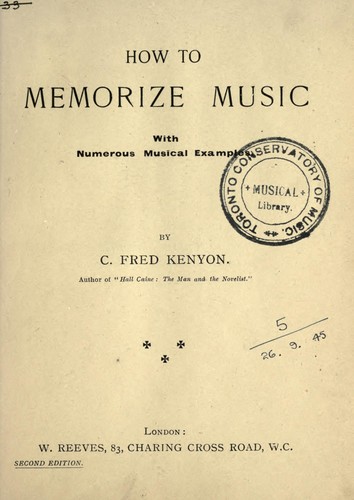 How to memorize music