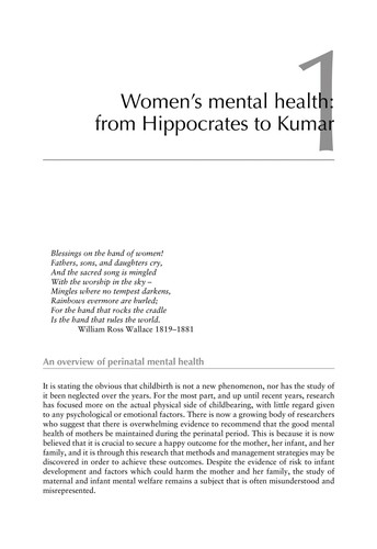 Perinatal mental health