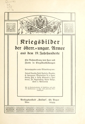 Kriegsbilder der österr. -ungar