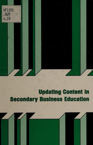 Updating content in secondary business education