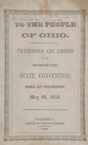 To the people of Ohio