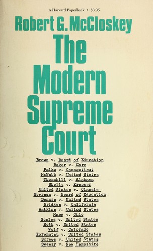 The modern Supreme Court