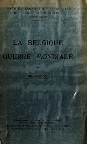 La Belgique et la guerre mondiale