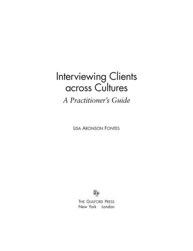 Interviewing clients across cultures