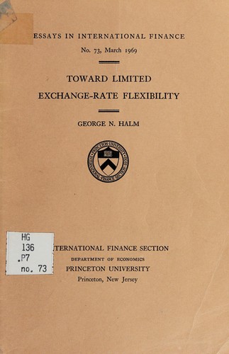 Toward limited exchange-rate flexibility