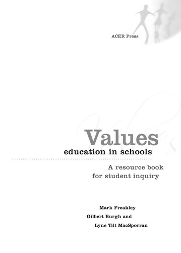 Values education in schools