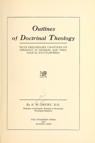Outlines of doctrinal theology