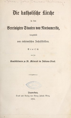 Die katholische kirche in den Vereinigten Staaten von Nordamerika
