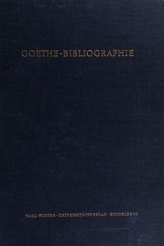 Goethe-Bibliographie