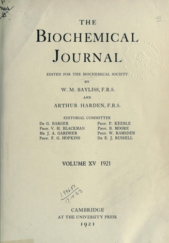 The Biochemical journal