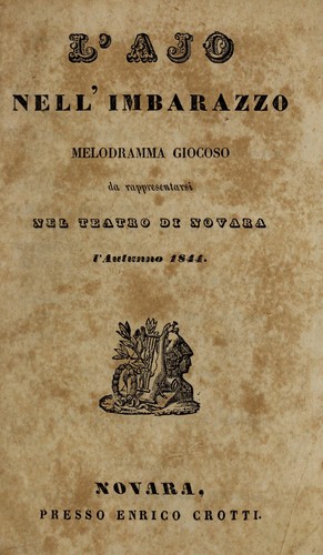 L'ajo nell'imbarazzo