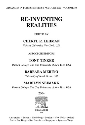 Re-inventing realities