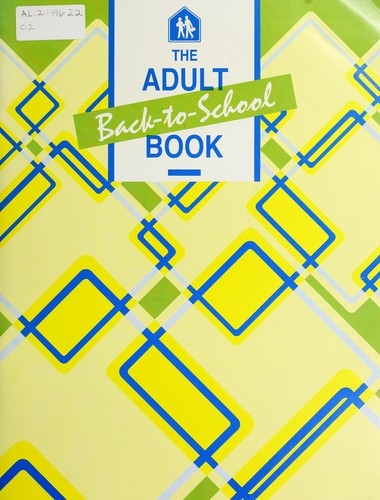 Adult Back to School Book