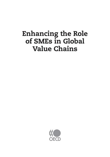 Enhancing the role of SMEs in global value chains