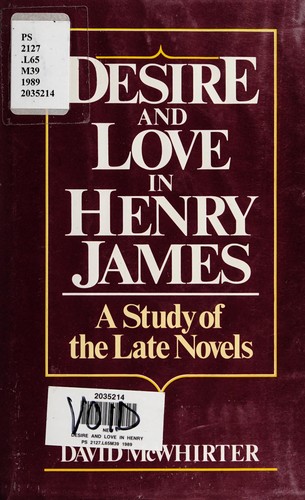 Desire and love in Henry James