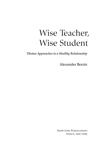 Wise teacher, wise student