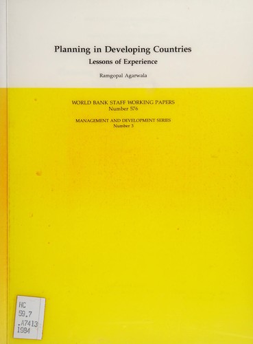 Planning in developing countries