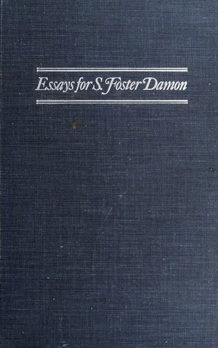 William Blake; essays for S. Foster Damon