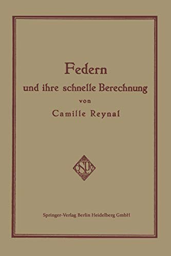 Federn und ihre Schnelle Berechnung