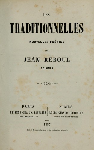 Les traditionnelles