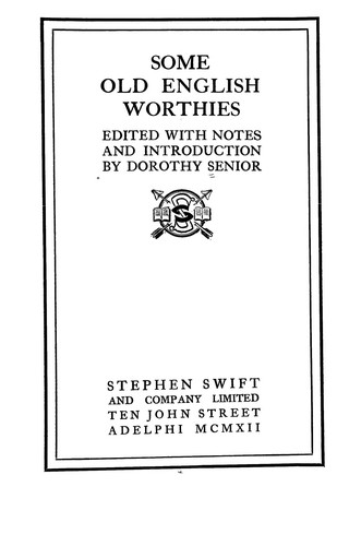 Some old English worthies