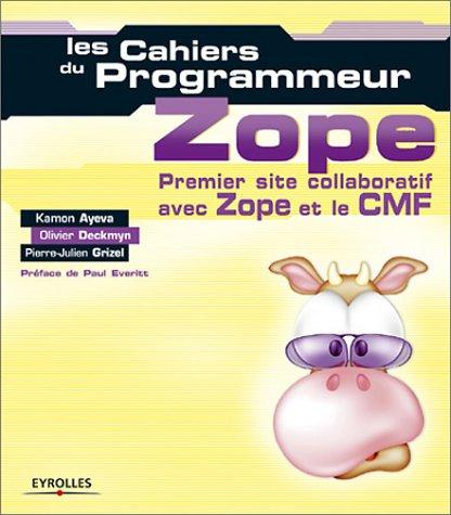 Les Cahiers du programmeur Zope