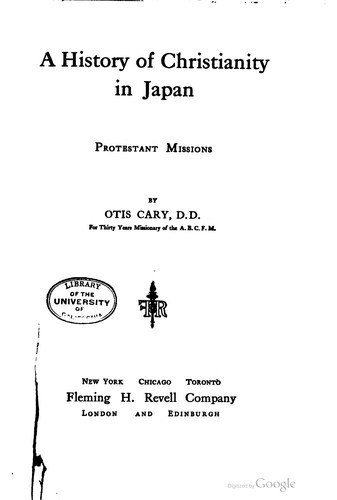 A history of Christianity in Japan
