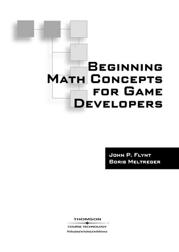 Beginning math concepts for game developers