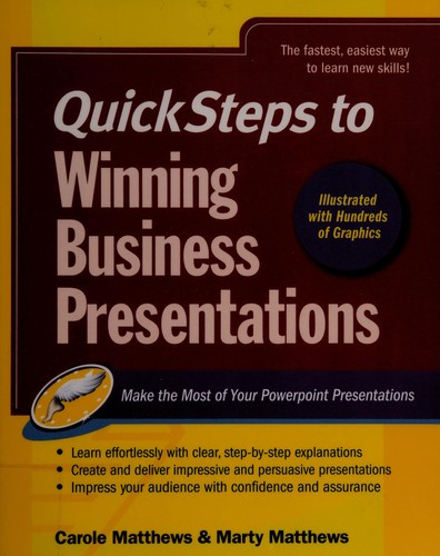 Quicksteps to winning business presentations
