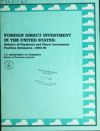 Foreign direct investment in the United States