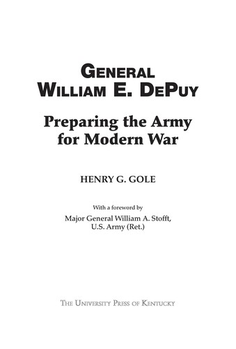 General William E. Depuy