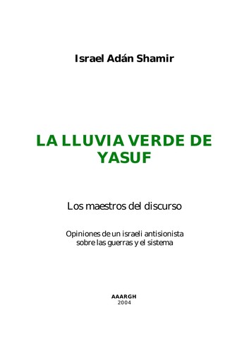La lluvia verde de Yasuf