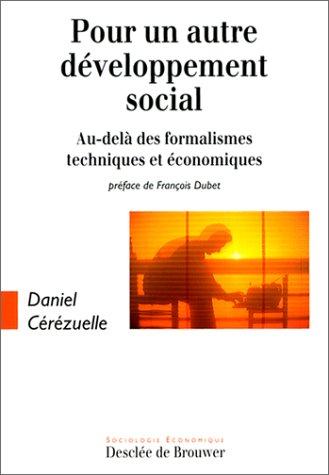 Pour un autre développement social