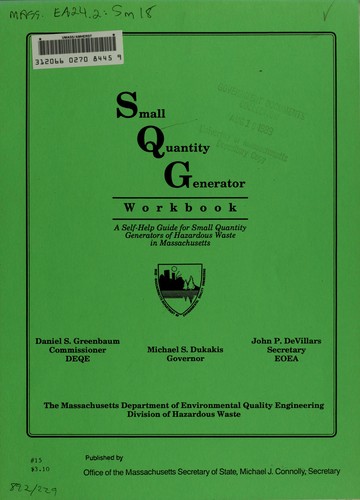 Small quantity generator workbook