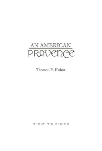 An American Provence