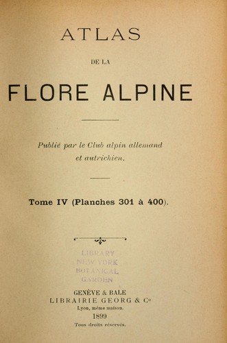 Atlas de la flora alpine